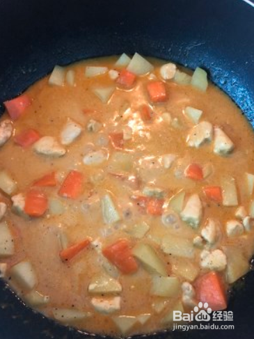 美味的家庭版咖喱鸡做法~超好吃