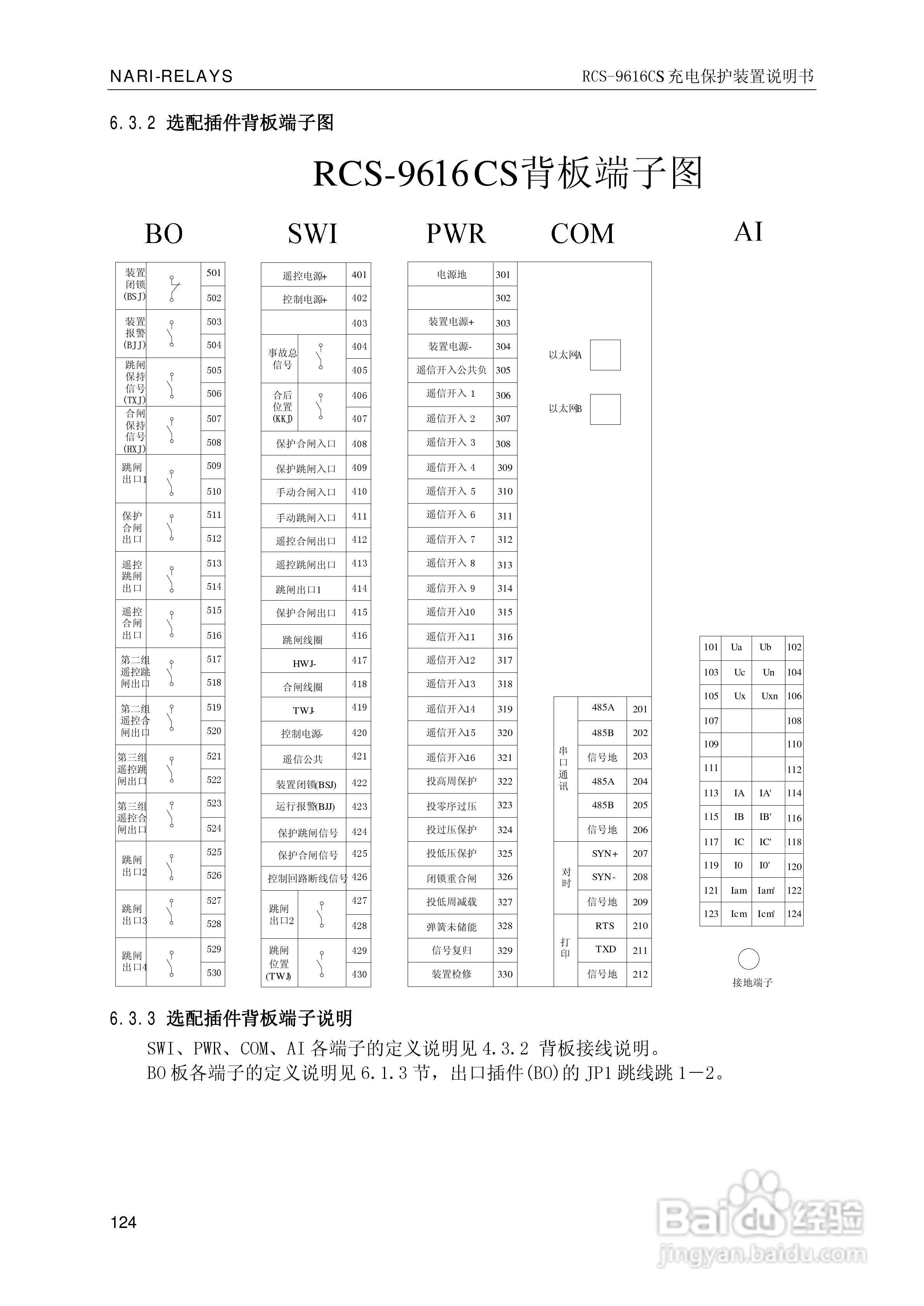 南瑞继保RCS-9681CS变压器后备保护测控装置说明书:[13]
