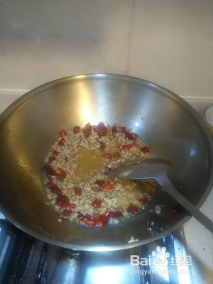 养生食补肉末干煸四季豆的做法