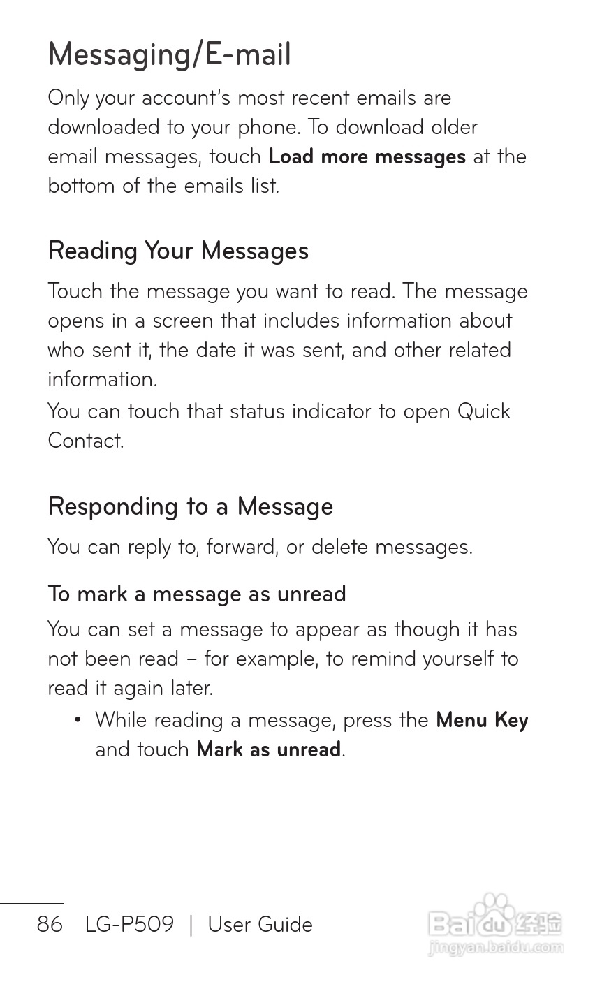 LG P509移动电话使用说明书:[9]