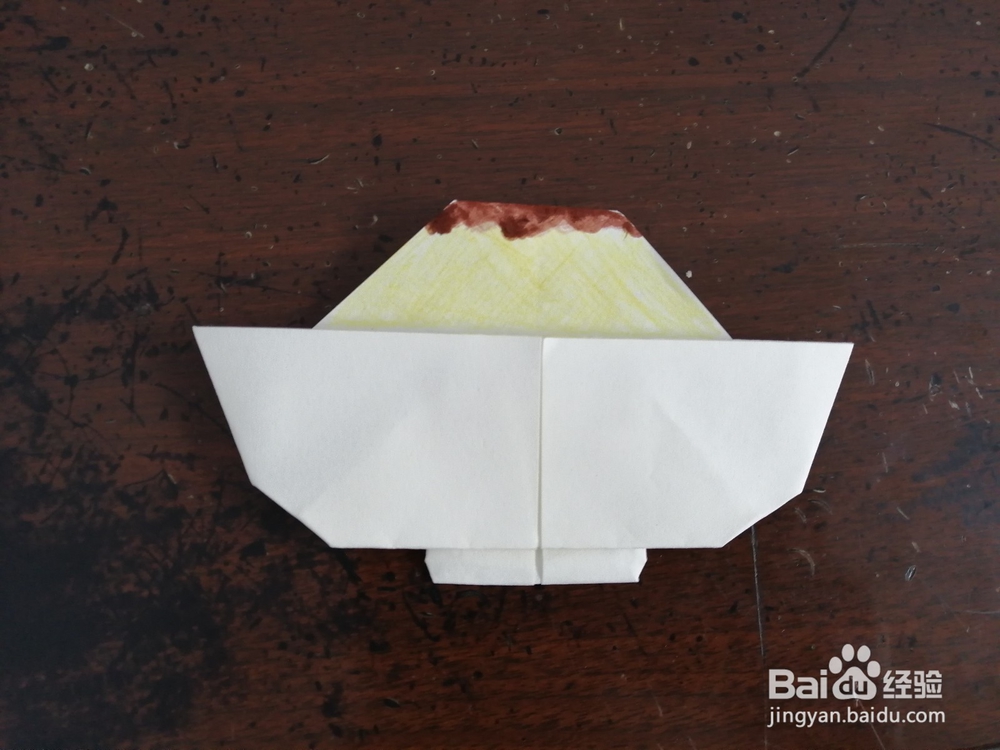 如何用纸折圣代冰淇淋