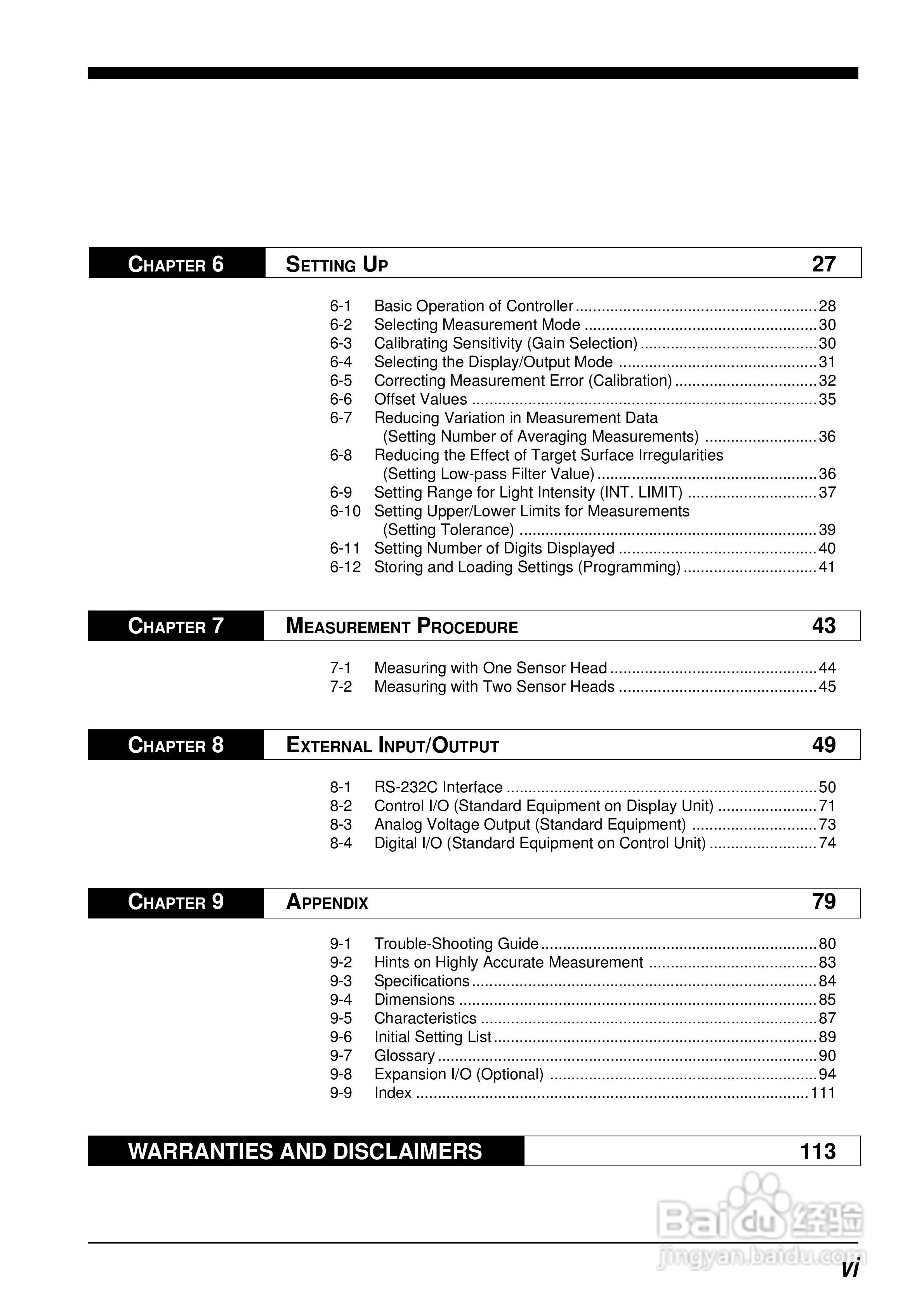 基恩士LC 系列類比感測器控制器说明书:[1]