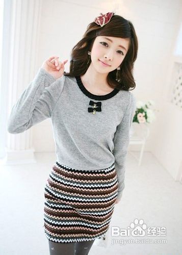 冬天甜美优雅淑女短裙搭配