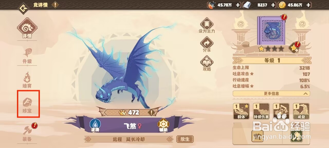 驯龙高手旅程飞煞怎么穿戴珍宝？