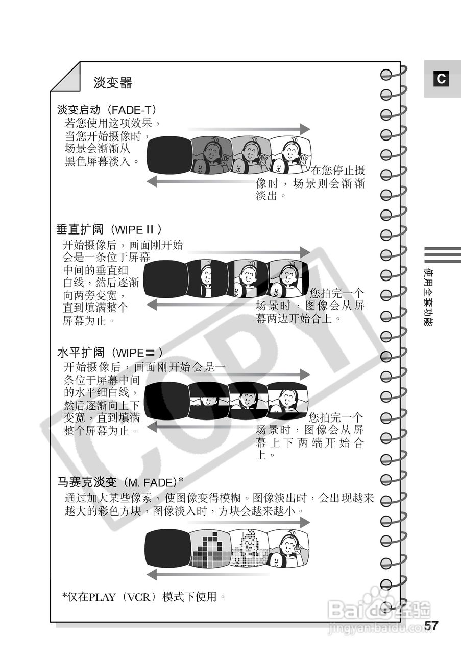 佳能MV500数码摄像机使用说明书:[6]
