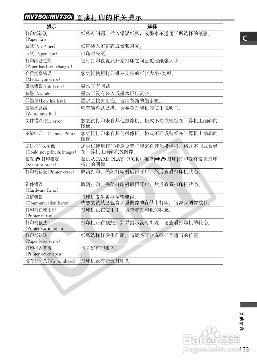 佳能MV700i数码摄像机使用说明书:[14]