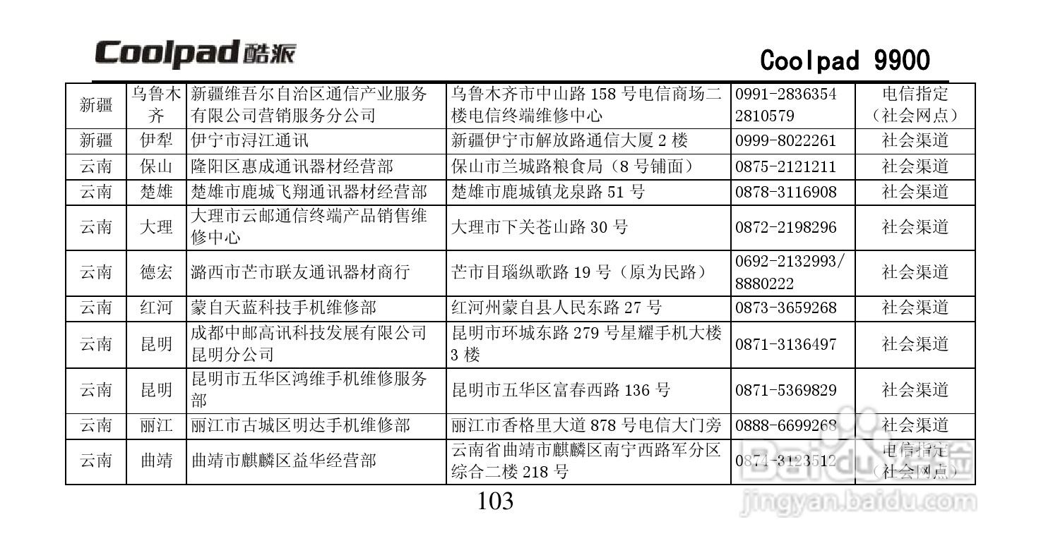 酷派Coolpad 9900手机使用说明书:[12]
