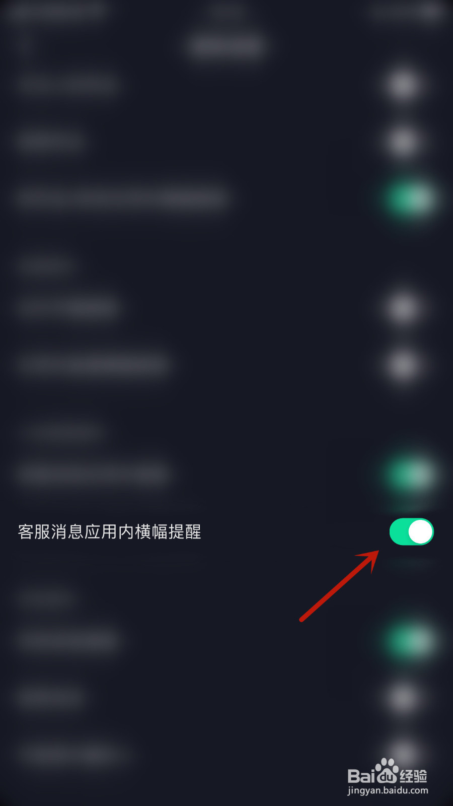 抖音极速版怎样打开客服消息应用内横幅提醒