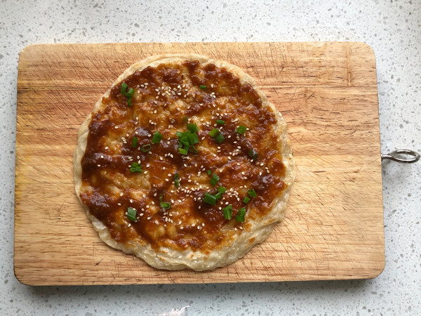 #豆果10周年生日快乐#免揉面自制酱香饼