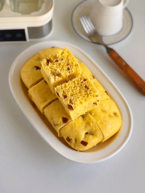 玉米面红枣发糕