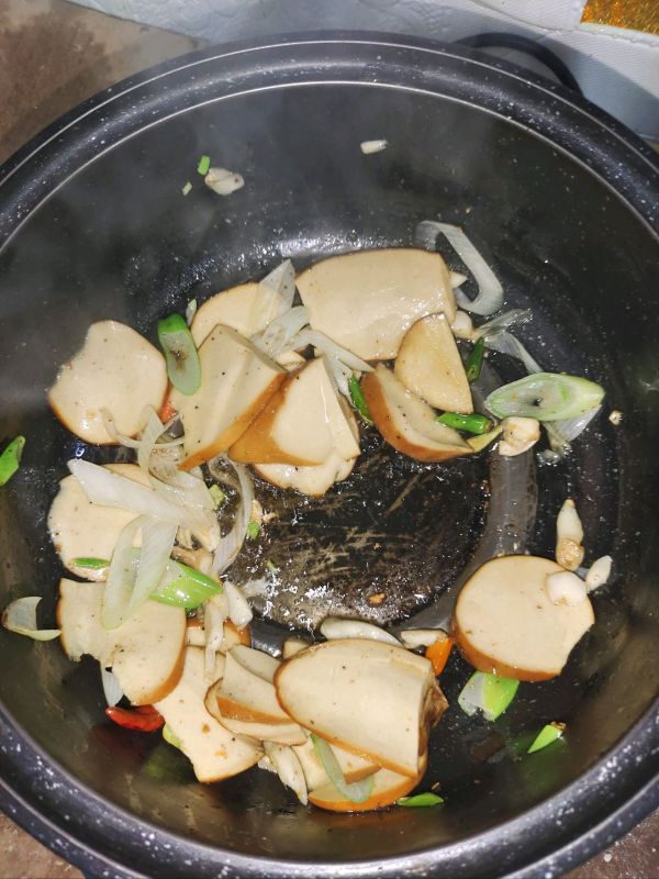 素鸡豆干炒火腿