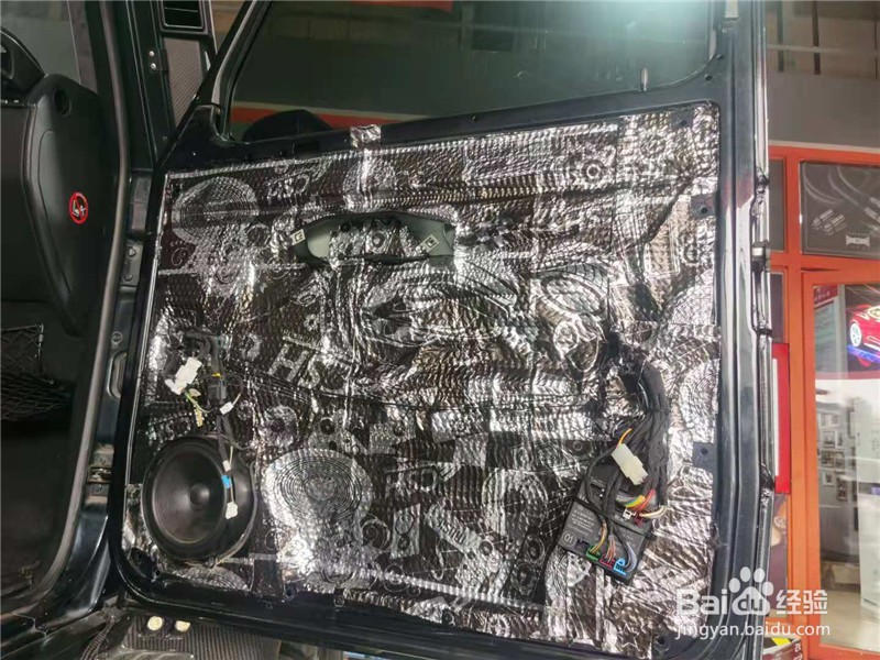 武汉奔驰G63改装全车俄罗斯STP隔音案例