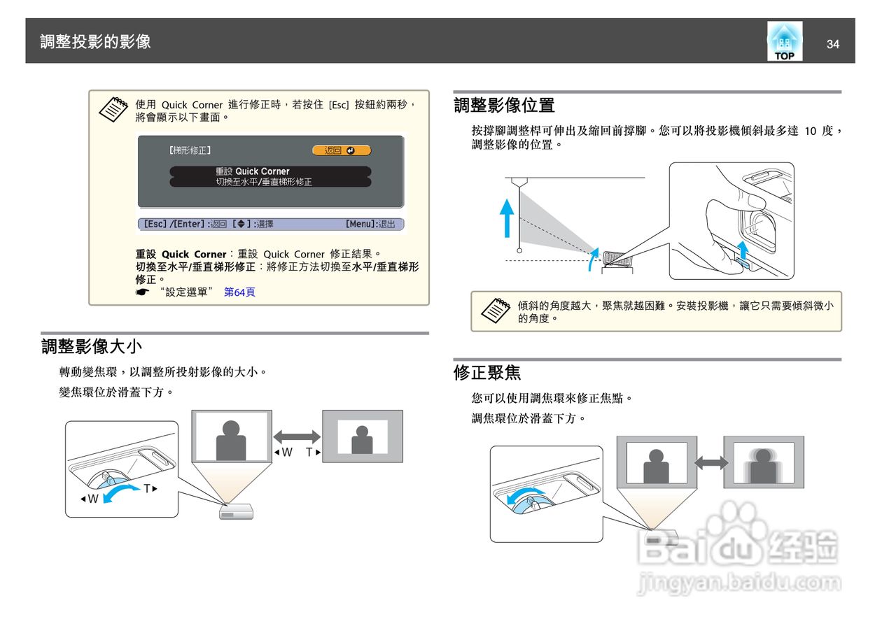 爱普生EB-D6250投影机使用说明书:[4]