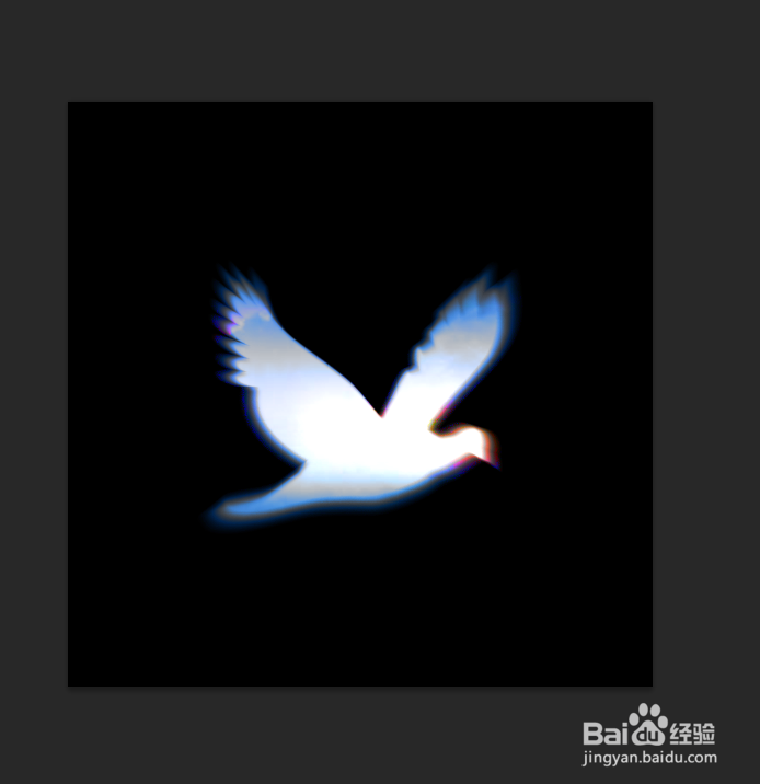 ps制作云中的鹰