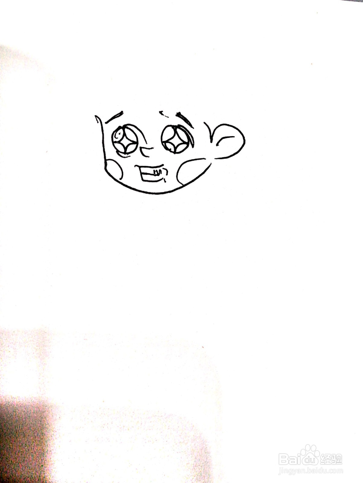 戴着鸭舌帽的女孩线描画怎么画