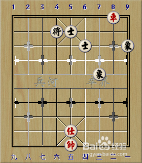 象棋残局：一车巧胜士象全系列：[3]简单2