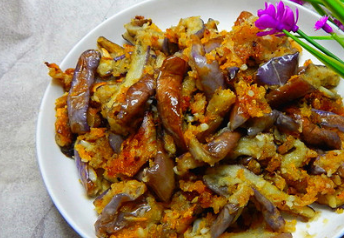 家常避风塘茄子的做法