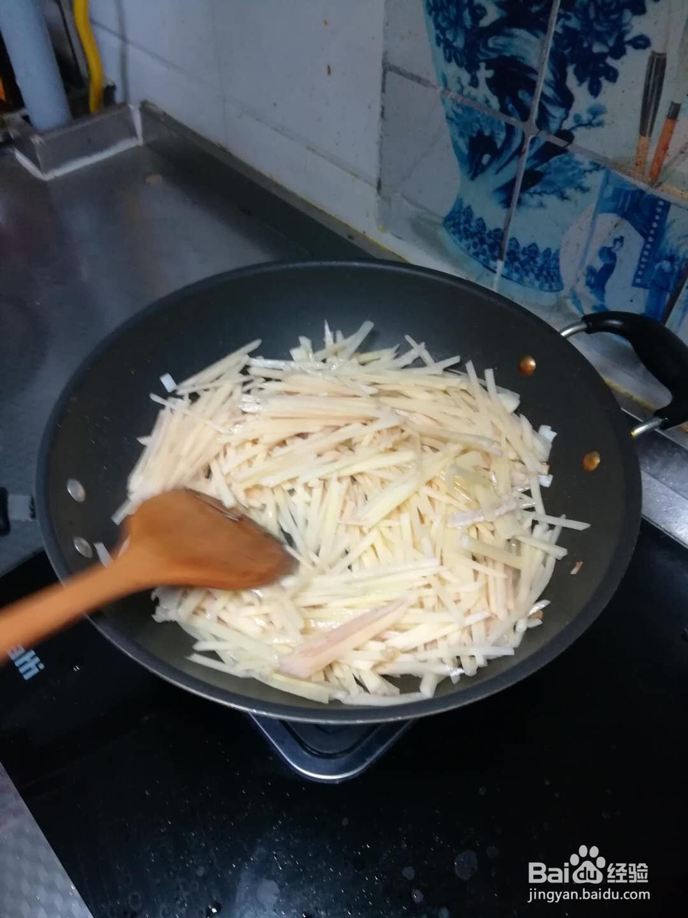 酱炒土豆丝儿的做法