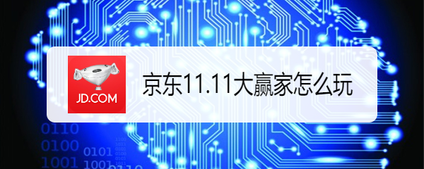 京东11.11大赢家怎么玩