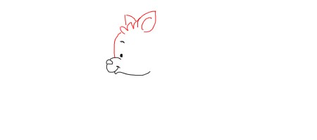 卡通斑马怎么画