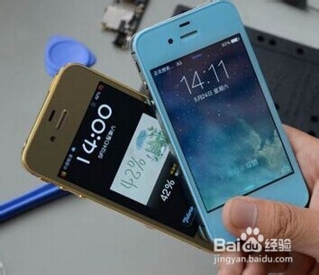 苹果机看人家也拆了真是土豪 iphone4S变形