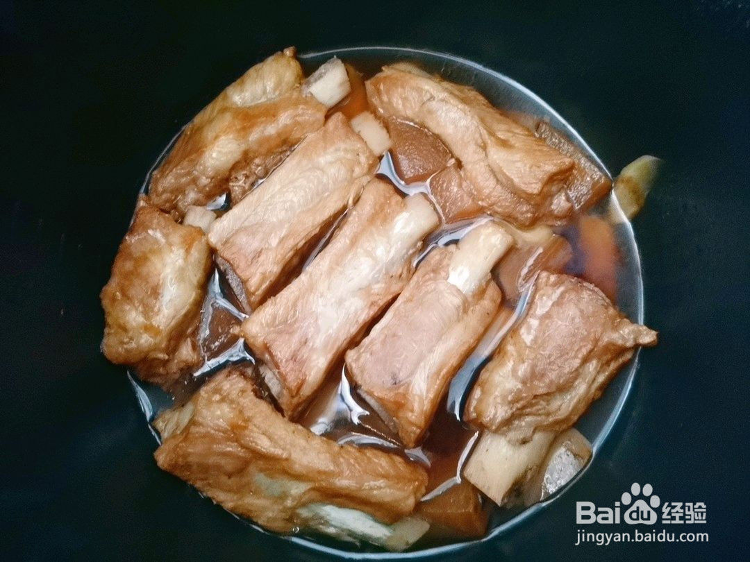 苹果闷排骨的做法