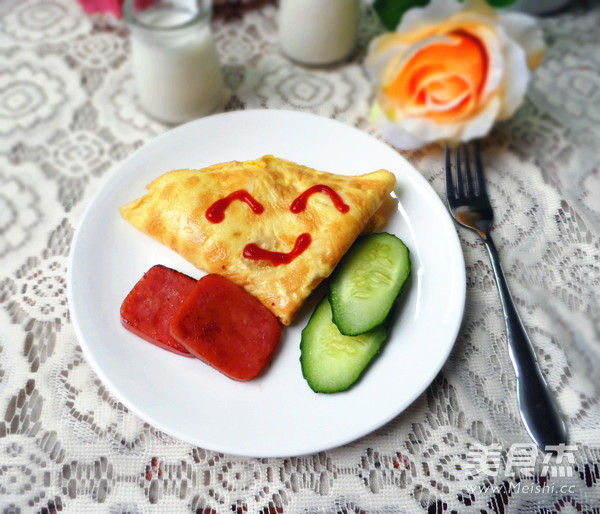 火腿鸡蛋饼的做法