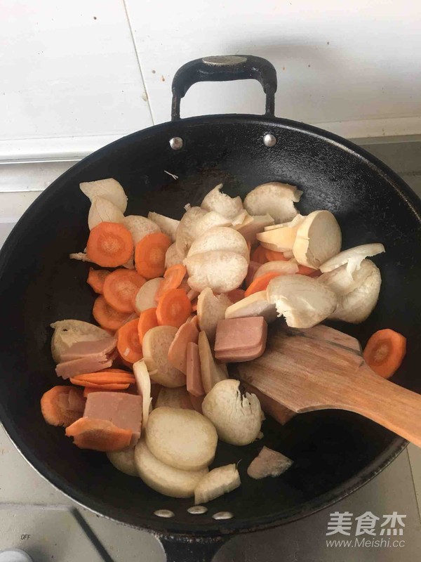 小炒杏鲍菇的做法