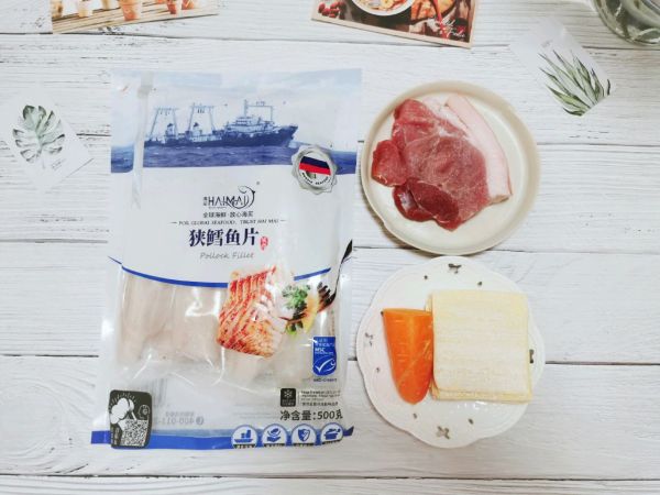 狭鳕鱼猪肉胡萝卜云吞