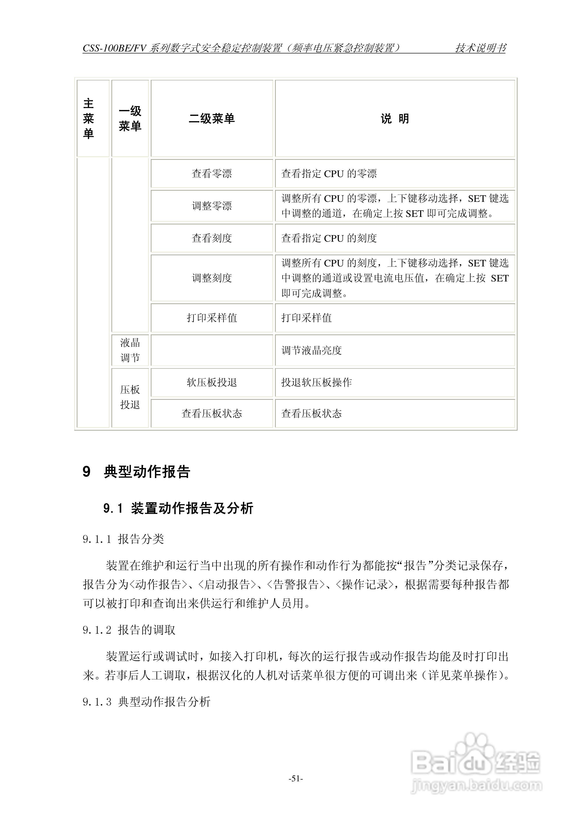 四方CSS-100BE/FV2数字式安全稳定控制装置技术说明书:[6]