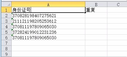 在excel中对身份证的几个应用