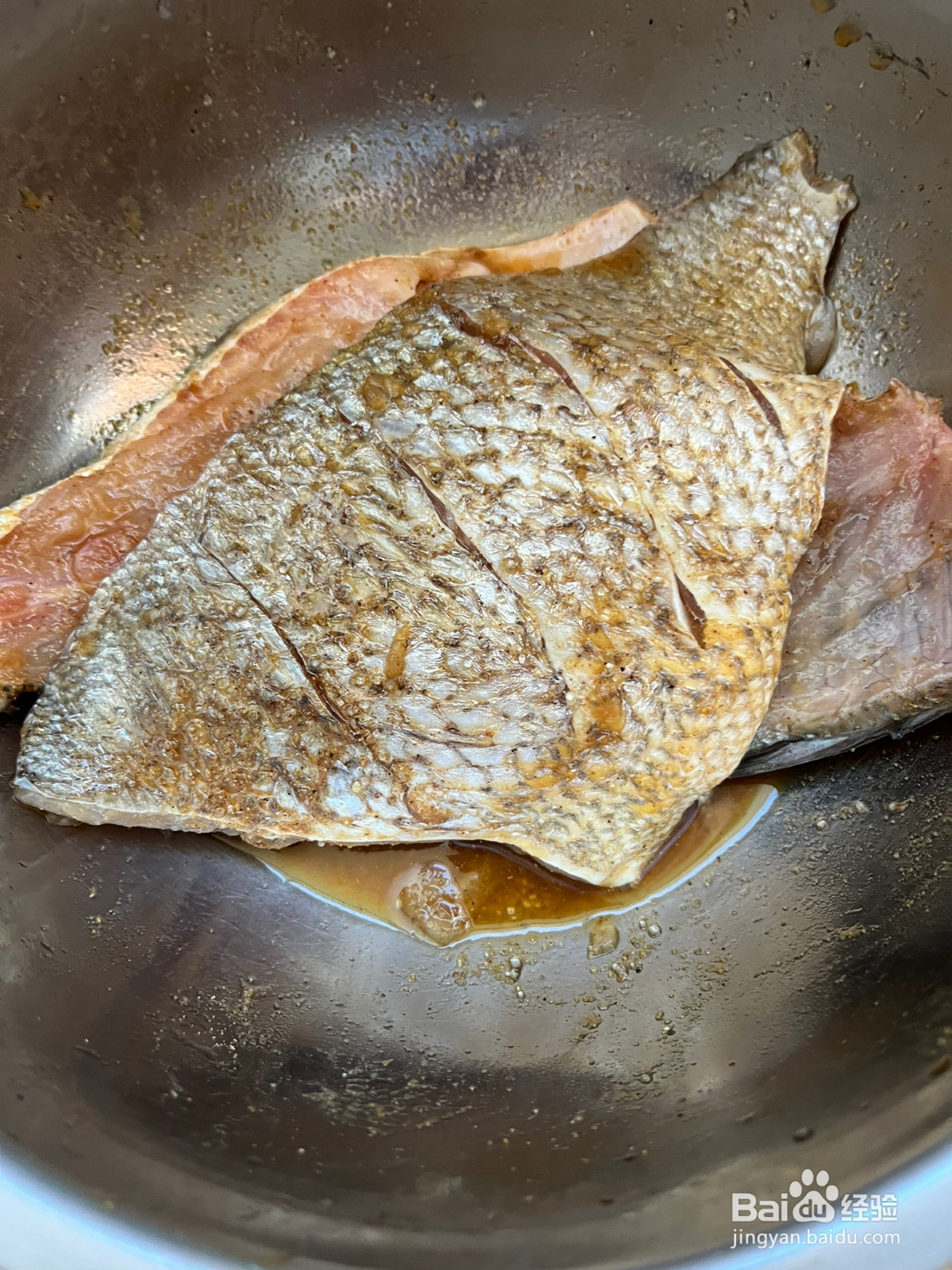 蒜香烤海鱼的做法