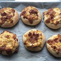 玉米培根芝士小面包怎么做