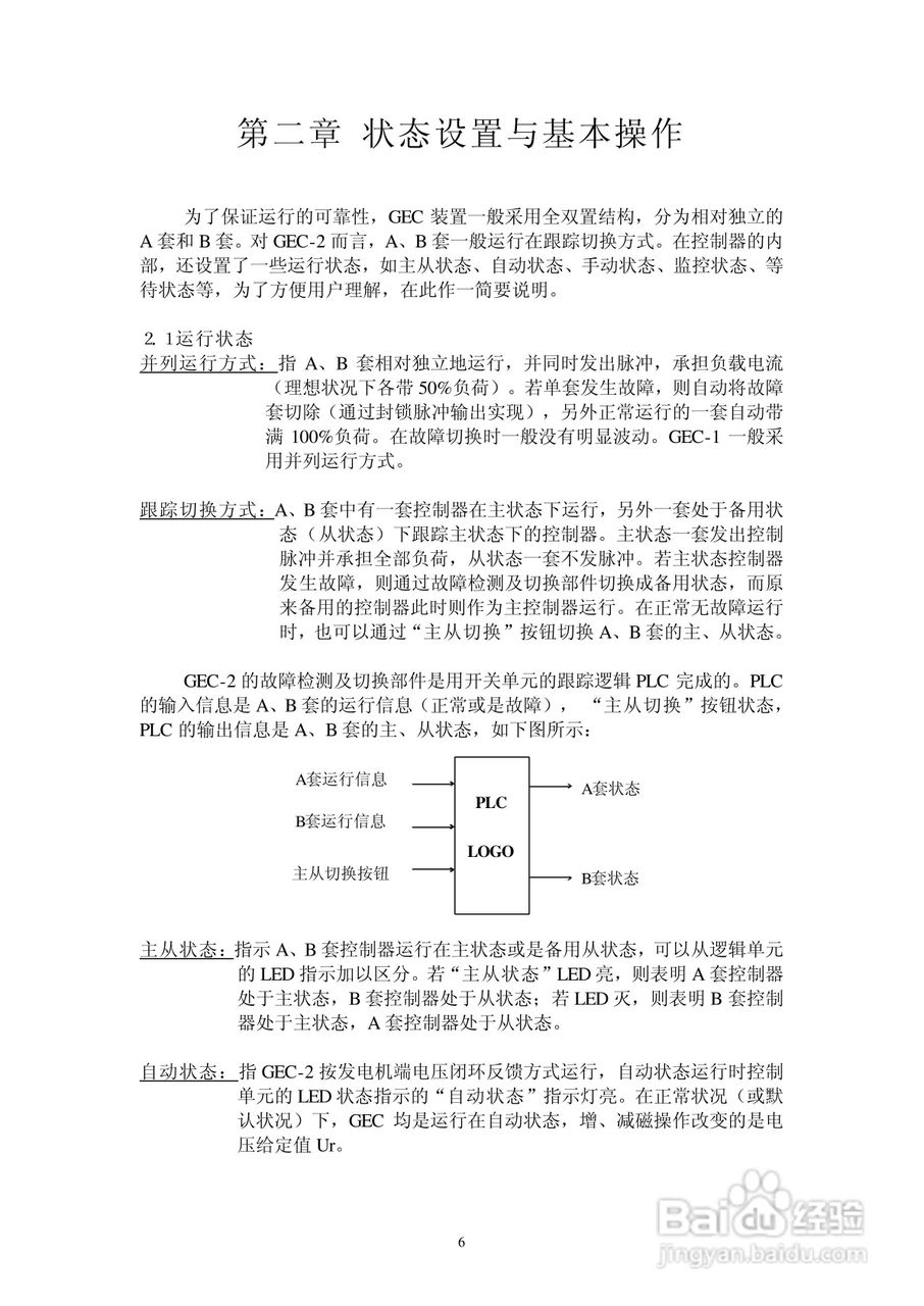 GEC-2型全数字式非线性励磁装置操作说明书:[1]