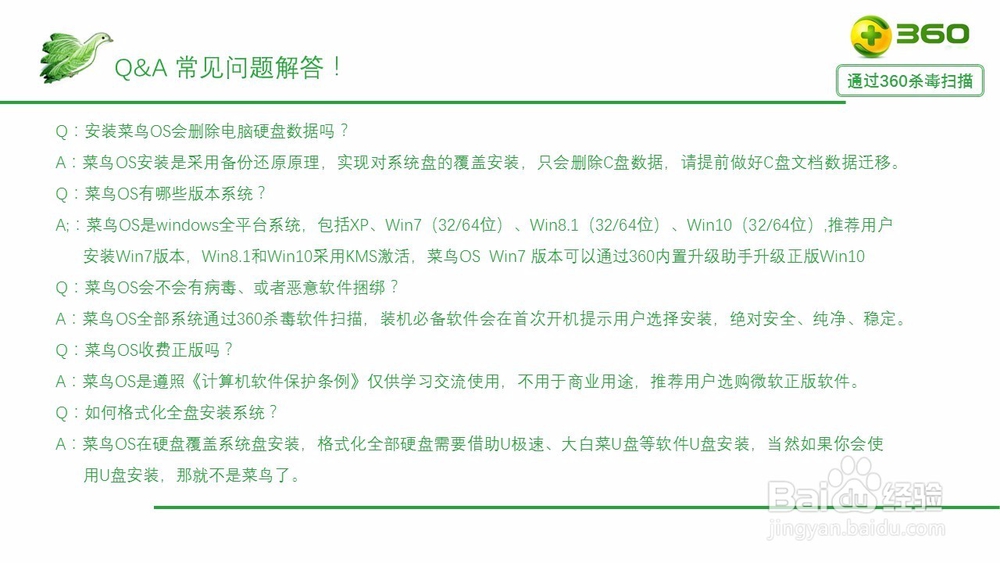 菜鸟/新手/小白也会装系统，