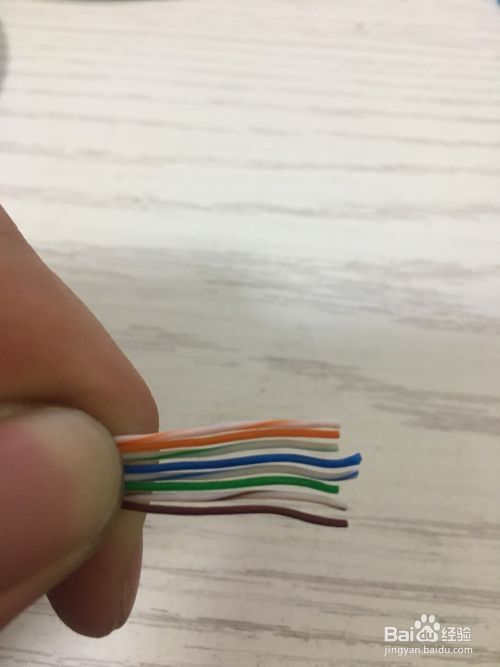 六类线接法图解