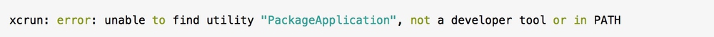 <b>Xcode9无法使用PackageApplication的解决办法</b>