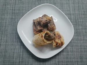 一口牛排手抓饼版的做法