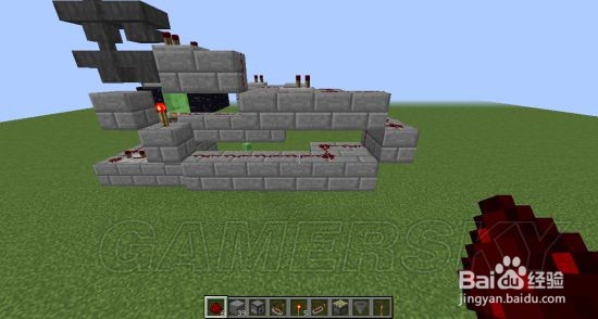 我的世界平地隐藏门教程