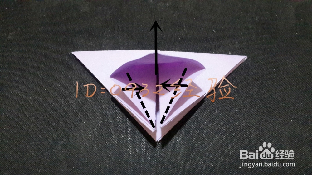 折纸制作：[3]心形纸鹤折纸