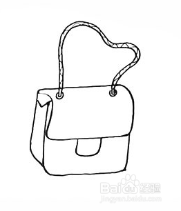 精致小巧的包包怎么画