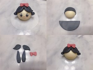 迪士尼公主馒头做法