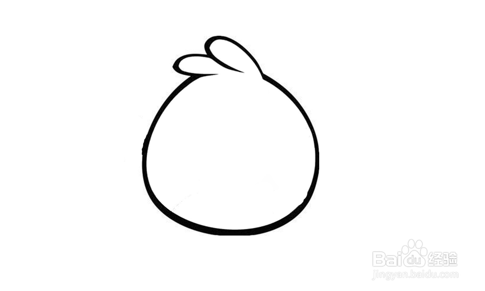 如何画出一只愤怒的小鸟