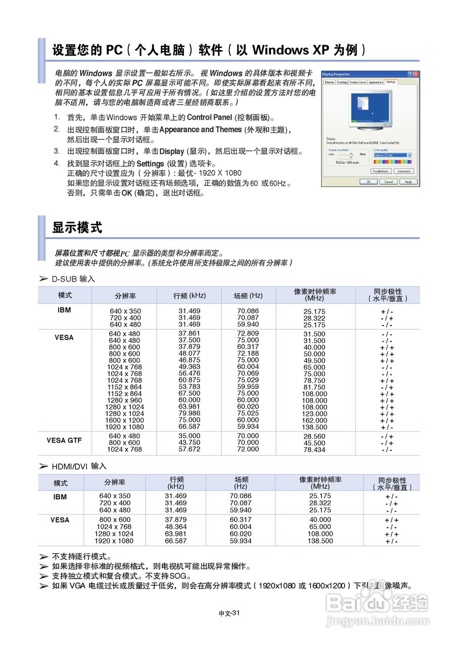 三星LA70F91B液晶彩电使用说明书:[4]