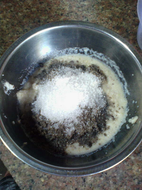 黑芝麻豆渣冰棍