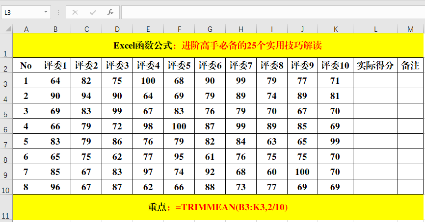 高手必备的额15个Excel技巧解读！