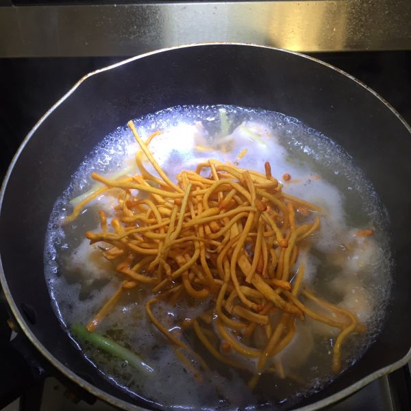 金汤虾仁豆腐羹