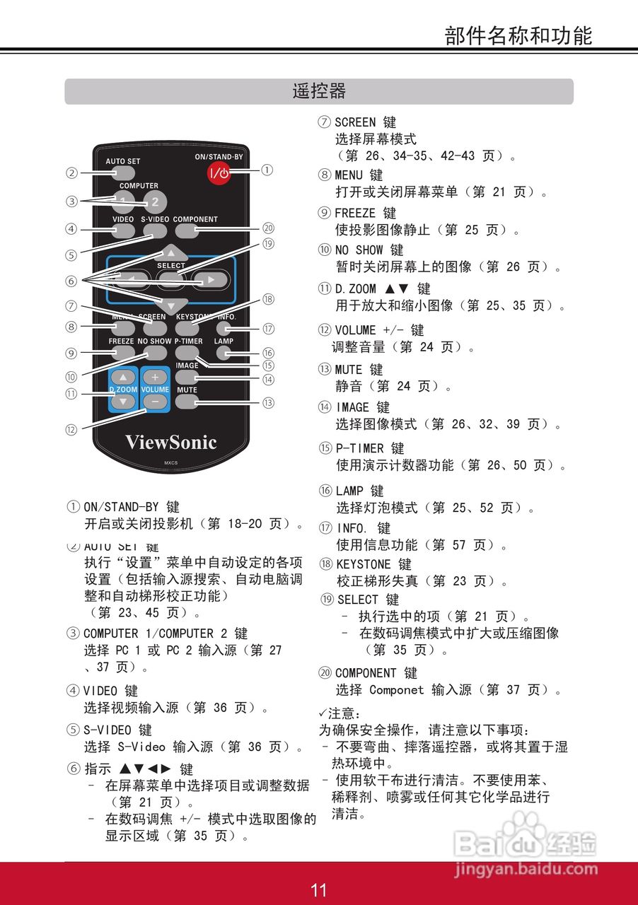 优派PJL6243投影机使用说明书:[2]
