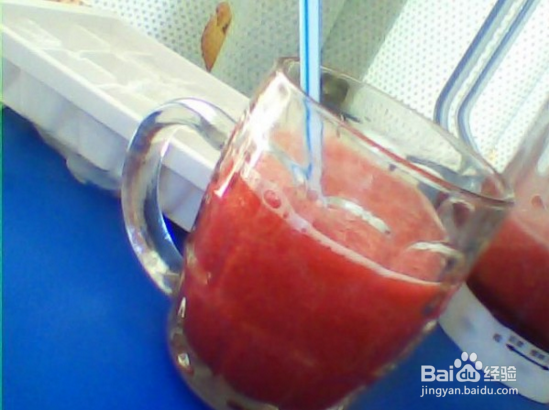 家常西瓜汁的做法