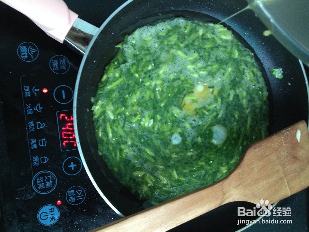 简单韭菜芯炒蛋